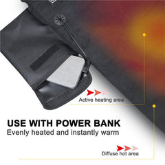 heated USB Camping Seat Cushion with Back Support for Winter Adventures