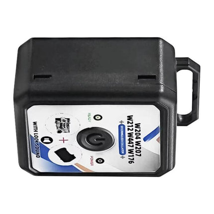 Steering Lock Emulator Plug-and-Play In Your Car Today - black plug-and-play module for Mercedes-Benz SCL/ELV cable replacement