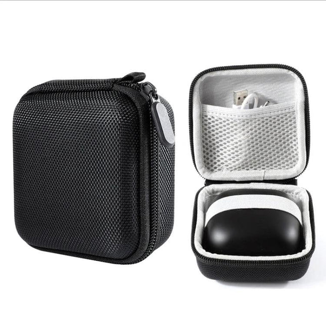 Hard Shell Bag for Storing Powerbeats Pro Headphones on the Go compact EVA case with zipper, internal mesh pocket and elastic band to protect earbuds