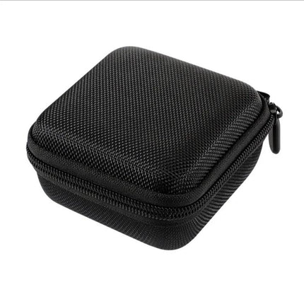 Hard Shell Bag for Storing Powerbeats Pro Headphones on the Go – compact black EVA protective case with zipper and internal elastic for commuting