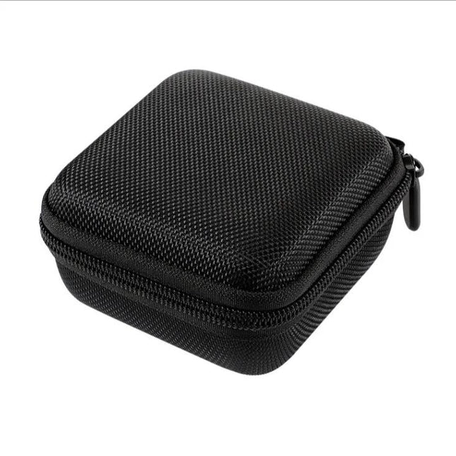 Hard Shell Bag for Storing Powerbeats Pro Headphones on the Go – compact black EVA protective case with zipper and internal elastic for commuting