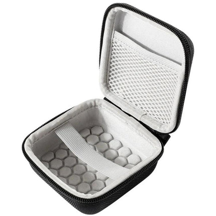 Hard Shell Bag for Storing Powerbeats Pro Headphones on the Go - compact EVA case with internal elastic band and mesh pocket