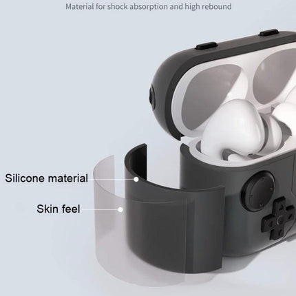 Essential Silicone Cover for Everyday AirPods Protection - Soft water-washable silicone case shown protecting AirPods 3, shock-absorbent and easy to clean