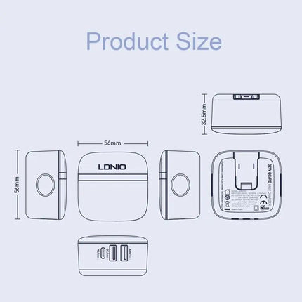 LDNIO Charger for Daily Home Device Charging Essentials | Syndmart