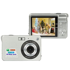 Entry-Level 18MP Digital Camera for Students - Daily Photo & Video Recording with Macro Feature Silver 18 Million Pixel