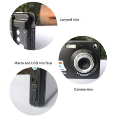 Entry-Level 18MP Digital Camera for Students - Daily Photo & Video Recording with Macro Feature