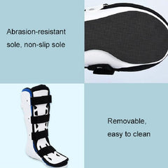 Ankle Support Brace with Adjustable Straps for Calf Fracture and Sprain Recovery