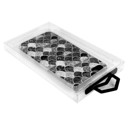 Transparent PVC Phone Case Packaging Box for 4.7 Inch Devices, Pack of 50 - clear display box holding a 4.7" phone case with hanger for retail