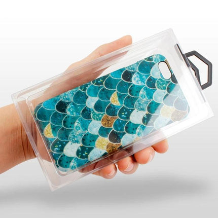 Transparent PVC Phone Case Packaging Box for 4.7 Inch Devices, Pack of 50 - clear display box holding 4.7" phone case for retail and shipping