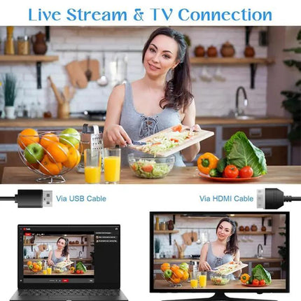 Handheld 4 Inch Touchscreen Camera For Travel Vlogging