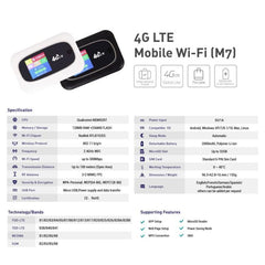 M7 4G Mobile WiFi Router with Random Color Delivery