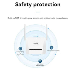 VR312 4G LTE Mobile Router with VPN Support - FDD/TDD Card, EU Plug, Ideal for Remote Areas and Offices