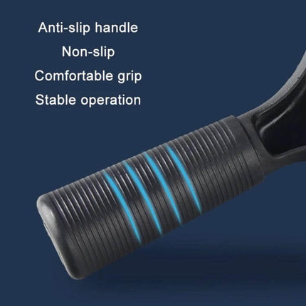 Plastic Squeegee Tool for Car Glass Cleaning and Film Application showing anti-slip comfortable grip handle for stable operation