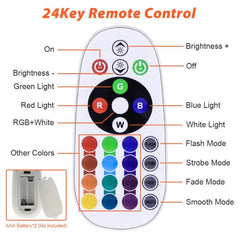 Vibrant RGB LED Flood Light with Remote Control for Dynamic Illumination