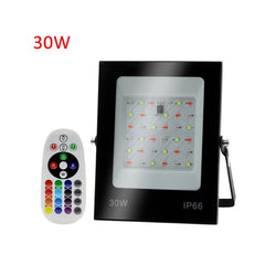 Vibrant RGB LED Flood Light with Remote Control for Dynamic Illumination