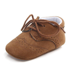 Cotton Uppers Non-Slip Baby Walking Shoes with Semi-Rubber Soles