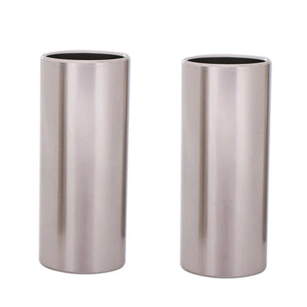 Durable Stainless Steel Guitar Slides for Daily Music Practice - polished pair for smooth blues-style practice and precise intonation