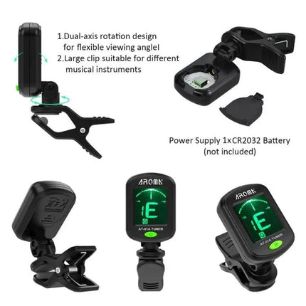 Guitar Tuning Clip Set for Daily Music Sessions at Home