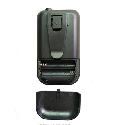 Comfortable In-Ear Hearing Aid for Everyday Sound Assistance compact in-ear unit with removable battery cover and belt clip