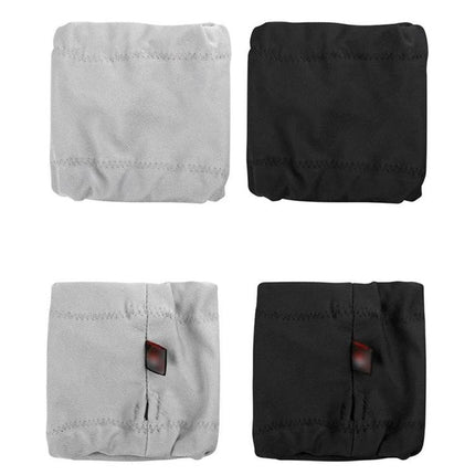 Smart Speaker Dust Cover For Home Shelves And Tables breathable elastic fabric square covers in gray and black set