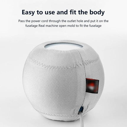 Smart Speaker Dust Cover For Home Shelves And Tables on small speaker, breathable elastic fabric, cord outlet access, snug fit