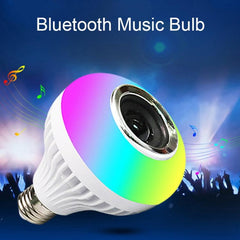 YYD-002 8+8LEDs Bombillas de iluminación RGB con música y Bluetooth Bombillas de audio para el hogar inteligente