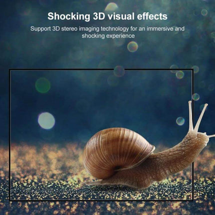 High-Performance HDMI Active Optical Cable for 4K Displays showing a 3D snail visual demo with sharp 4K imagery and immersive depth effects