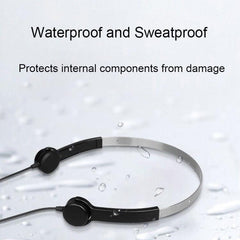 Elderly-Friendly Rechargeable Bone Conduction Headset with Hearing Aid Features