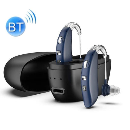 Rechargeable Hearing Aid for Clear Everyday Sound Support with Bluetooth charging case and noise reduction