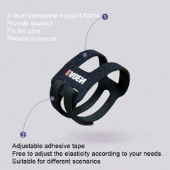 Versatile EADEN Adjustable Wrist Support Braces for Yoga, Fitness, and TFCC Recovery