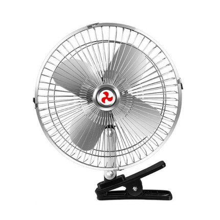 Car Clip Fan 10 Inch for Vehicles, Compact, Easy Cooling — 10-inch metal clip fan with ABS body, copper motor, 12V/24V for dashboard or seat back placement