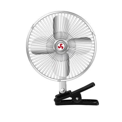 Car Clip Fan 10 Inch for Vehicles, Compact, Easy Cooling - 10" metal frame with ABS body and sturdy clip for dashboard or seat back mounting