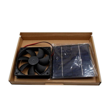 Solar-Powered Exhaust Fan for Kitchen and Bathroom Ventilation compact kit with fan and solar panel for odor and humidity control