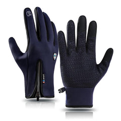 Touch Screen Waterproof Windproof Cycling Gloves for Men and Women - Warm and Anti-Slip Sports Gear