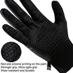 Touch Screen Waterproof Windproof Cycling Gloves for Men and Women - Warm and Anti-Slip Sports Gear