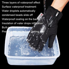 HUNTRANGE A023 Waterproof Touchscreen Gloves for Outdoor Sports and Riding