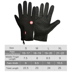 Waterproof Touchscreen Gloves for Winter Outdoor Riding and Sports