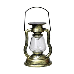 Vintage Solar-Powered Handheld Kerosene Lamp for Home Decor and Outdoor Use