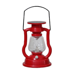 Vintage Solar-Powered Handheld Kerosene Lamp for Home Decor and Outdoor Use