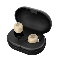 Wireless Magnetic Charging Hearing Aids for Seniors with Adjustable Sound Amplification