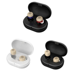 Wireless Magnetic Charging Hearing Aids for Seniors with Adjustable Sound Amplification