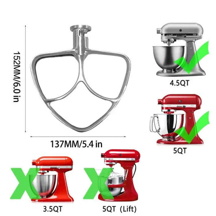 Stainless Steel KitchenAid Mixer Accessories For 5QT And 6QT | Syndmart