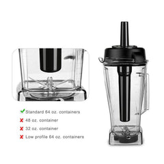 Vitamix Blender Tamper Tool for 64oz Standard Containers - Compatible with Models 760/5000/5200