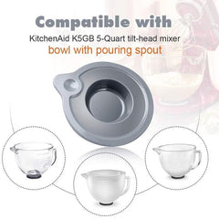 KitchenAid K5GB 5QT Stand Mixer Glass Bowl Seal Lid with Pour Spout