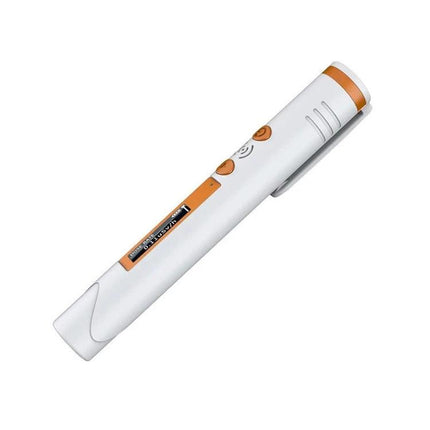 Handheld Pen-Type Geiger Counter for Radiation Detection compact white pen-style GM counter for quick X, γ, β ray readings