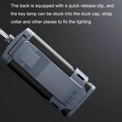 WUBEN Pocket LED Key Chain Flashlight For Everyday Use compact 500-lumen USB-rechargeable keychain with quick-release clip and 6061 aluminum body