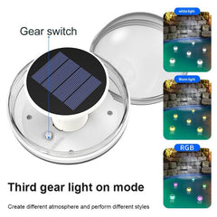 Solar-Powered Floating LED Lights for Pool and Garden Décor