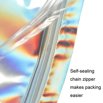 Aluminum Foil Self-Sealing Bags for Electronics Storage with self-sealing chain zipper protecting gadgets from moisture and dust