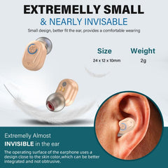 Z-127C TWS Smart Hearing Aid with Charging Case and Noise Reduction