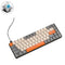ZIYOU LANG T8 68 Keys RGB Gaming Mechanical Keyboard compact 68-key wired layout with orange and gray keycaps for gaming and typing